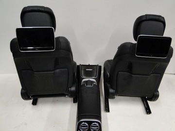 MERCEDES S W222 222 ЦЕНТР 4 СИДЕНЬЯ ОБИВКА БАНК КОЖА 63 AMG