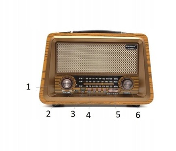 FM-радио в стиле РЕТРО с Bluetooth USB MP3