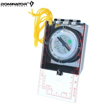 ТУРИСТИЧЕСКИЙ КОМПАС ДЛЯ КАРТЫ ДОМИНАТОРСКИЙ КОМПАС С ЗЕРКАЛОМ И ЛИНИЕЙ