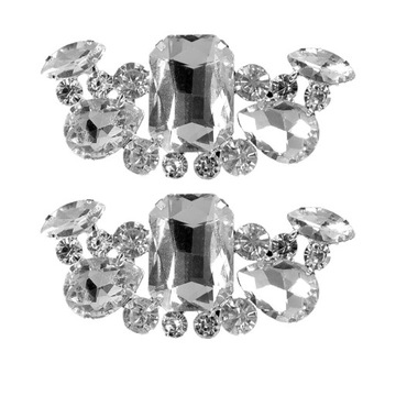 DIY klipsy do butów Rhinestone wykończenia di