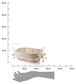 Металлическая корзина 25x15x8/28x15x11,5см бежевая WILL