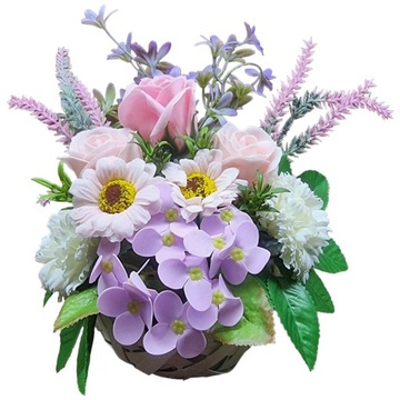 Мыло цветы букет розы ромашки ПОДАРОК ​​- подарок на День матери