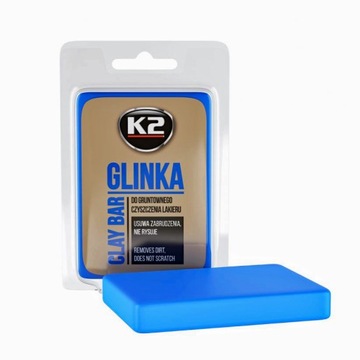 K2 CLAY BAR GLINKA DO CZYSZCZENIA LAKIERU 60G
