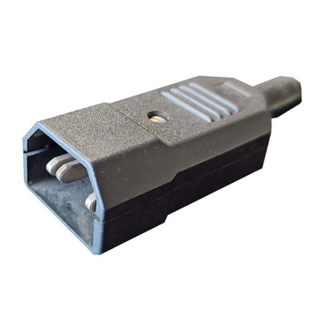 WTYCZKA KOMPUTEROWA WTYK MĘSKI DO KOMPUTERA ZASILAJĄCA AC-3PIN IEC320 C14
