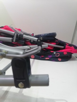 Коляска для куклы, коляска + гондола, поворотные колеса.