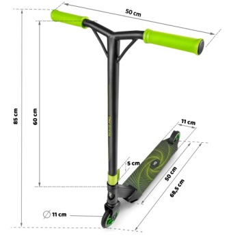 Трюковый самокат SOKE PRO ABEC-9 Y-BAR