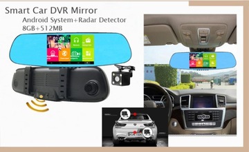ЗЕРКАЛО АНТИРАДАР GPS 5 КАРТА ANDROID DVR КАМЕРА