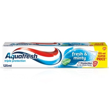 Зубная паста Aquafresh Triple Protection Fresh And Minty Toothpaste 125мл