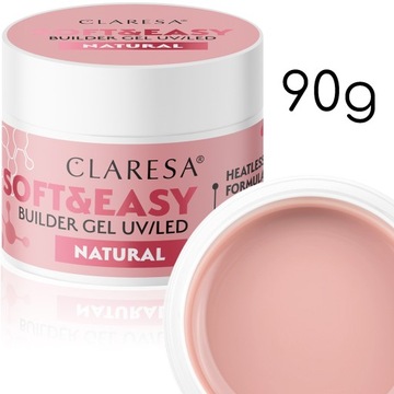 CLARESA НАТУРАЛЬНЫЙ СТРОИТЕЛЬНЫЙ ГЕЛЬ 90г