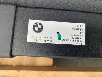ROLETA SIATKA BAGAŻNIKA BMW 3 G21 KOMBI KOMPLET