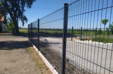 ogrodzenie panelowe podmurówka betonow 2D 6/5/6 1,19m