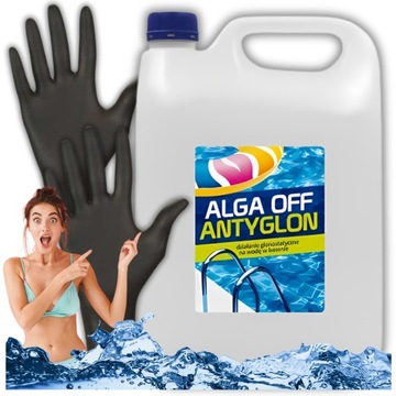 ALGA OFF 4L ANTYGLON ŚRODEK PRZECIW GLONOM CHEMIA DO BASENU GAMIX GRATIS