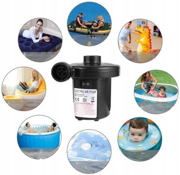 ЭЛЕКТРИЧЕСКИЙ НАСОС ДЛЯ МАТРАСОВ ДЛЯ БАССЕЙНА 2в1 12В