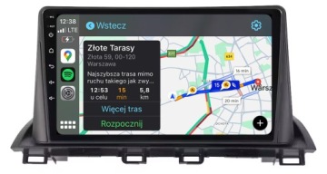 Mazda 3 2013-2018 Rádio Navigace Android Carplay Mapy