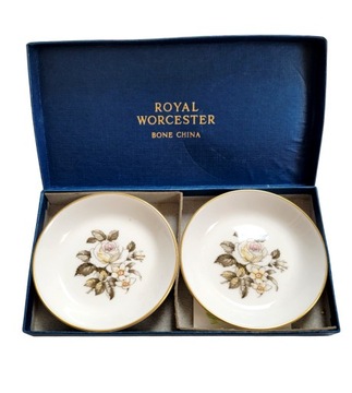 ROYAL WORCESTER piękny zestaw PORCELANA A181DECO