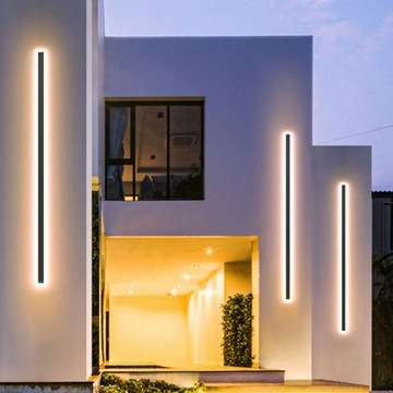 Минималистичный настенный светильник Led 150см 35Вт 230В Теплый белый