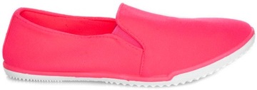 4790 NEONOWE TENISÓWKI WSUWANE LYCRA SLIP ON 38