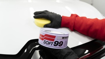 SOFT99 White Soft Wax Светлый восковой лак 350 г ПОДАРОК