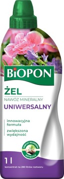 BIOPON Nawóz mineralny uniwersalny w żelu 1l