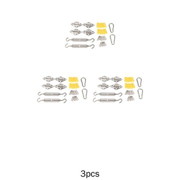 3 zestaw instalacji żagla przeciwsłonecznego Ze