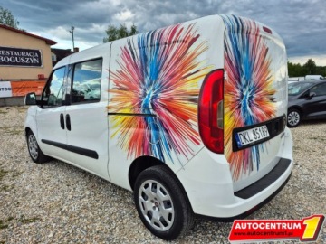 Fiat Doblo III Van 1.6 Multijet 16v 105KM 2016 Fiat Doblo MAXI Klimatyzacja Centralny Zamek 5 Miejsc Nowy Rozrzad, zdjęcie 3
