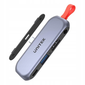 Unitek Hub USB-C - USBA USBC HDMI 4k Audio PD 100W