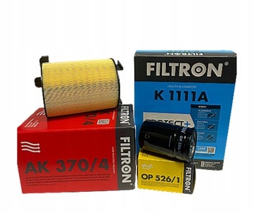 ZESTAW FILTRÓW FILTRON AUDI VW SKODA - 1.6 102KM