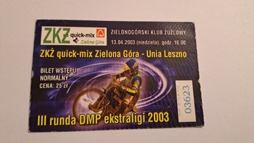 FALUBAZ ZIELONA GÓRA - UNIA LESZNO 13-04-2003 ŻUŻEL SPEEDWAY