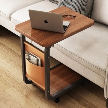 Мобильный журнальный столик/Боковой журнальный столик НА КОЛЕСАХ