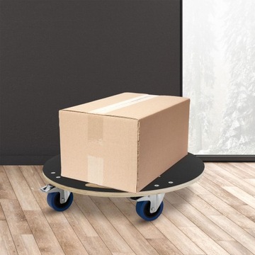 Круглая транспортная тележка со стояночным тормозом Ø