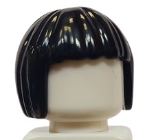 LEGO Fryzura Włosy Damskie Czarne Bob 27058 62711