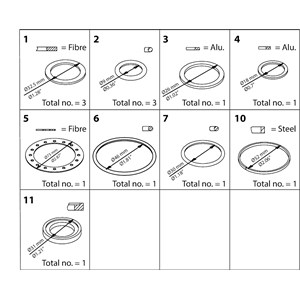 Zestaw naprawczy do ICS 25 027H2219 DANFOSS