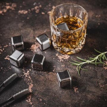 ТЕРМОСТАЛЬНЫЕ КУБКИ ДЛЯ НАПИТКОВ 8 шт + ЩИПЦЫ KLAUSBERG KB-7651.