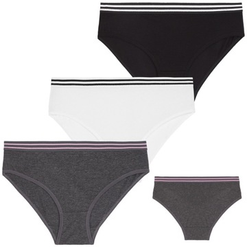 MAJTKI DAMSKIE BAWEŁNIANE FIGI GŁADKIE MORAJ XL x3