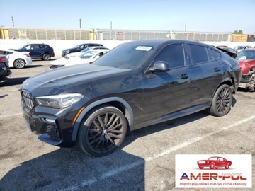 BMW X6 G06 2022 BMW X6 2022r., Xdrive40i, 3L, od ubezpieczalni 3.0 Benzyna 340KM