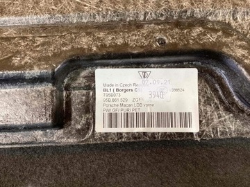 PORSCHE MACAN 2016 ROLETA KUFRU