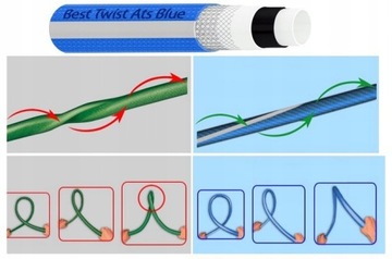 САДОВЫЙ ШЛАНГ BEST ATS, 6-СЛОЙНЫЙ, НЕСКРУЧИВАЮЩИЙСЯ, 3/4, 50, НАБОР ДЛЯ ПЕРЕНОСКИ МЕТАЛЛА
