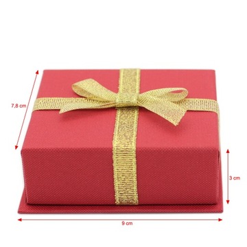 Pudełko prezentowe na obrączkę, pierścionek