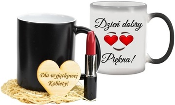 Prezent Na Dzień Kobiet Magiczny Kubek i Długopis