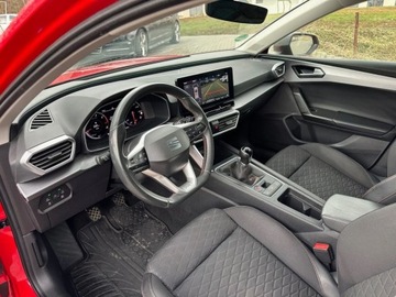 Seat Leon IV Hatchback 2.0 TDI CR 115KM 2022 Seat Leon 2022ROK 2.0tdi FR Virtual Radar Full Led VAT23%, zdjęcie 7