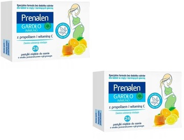 Prenalen Immuno Gardło 24 Pastylki Do Ssania Dla Kobiet W Ciąży/Karmiących