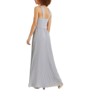 OASIS Plisowana suknia maxi rozmiar: 36 OUTLET