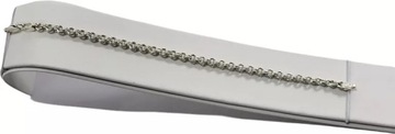 SREBRNA DAMSKA BRANSOLETKA SPLOT ROLO 925 DŁUGOŚĆ 19 CM