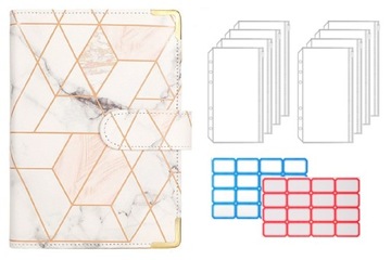 SEGREGATOR BUDŻETOWY A6 OSZCZĘDNIK BINDER PLANER BUDŻETU ORGANIZER ZESTAW