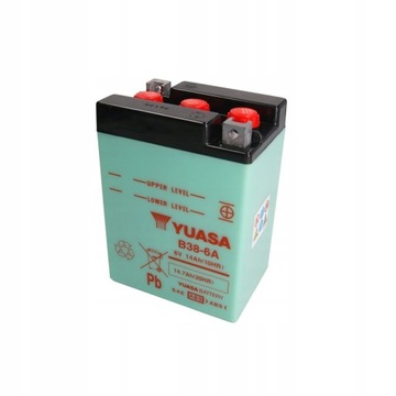 Akumulator YUASA 6V 13Ah P+ B38-6A