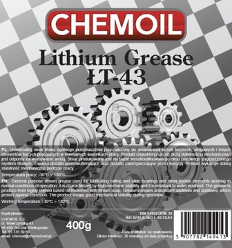 Chemoil Smar/Tawot Litowy/Liten ŁT-43 op.400gr