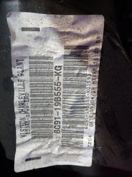 FORD GALAXY II MK2 06- RADIÁTOR 6G91-19B555-KG