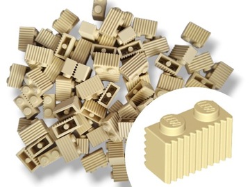 LEGO 2877 Brick Cegła 1x2 TAN Piaskowy 20szt