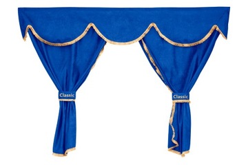 Zasłony do kabiny MAN TGA, TGX 04.00- XXL F-CORE XC13 BLUE
