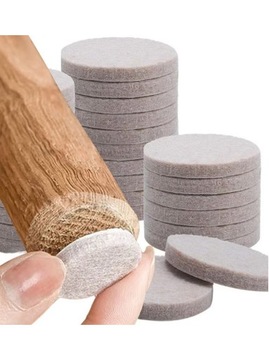 ФЕРТОВЫЕ ПОДКЛАДКИ ДЛЯ МЕБЕЛЬНЫХ СТУЛЬЕВ, САМОКЛЕЯЩИЕСЯ, ПРОТИВОСКОЛЬЗЯЩИЕ, ТОЛСТЫЕ x18